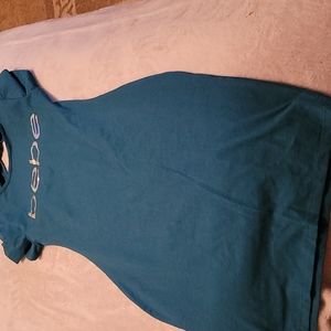 Bebe open back dress